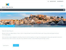 Tablet Screenshot of buyinibiza.com